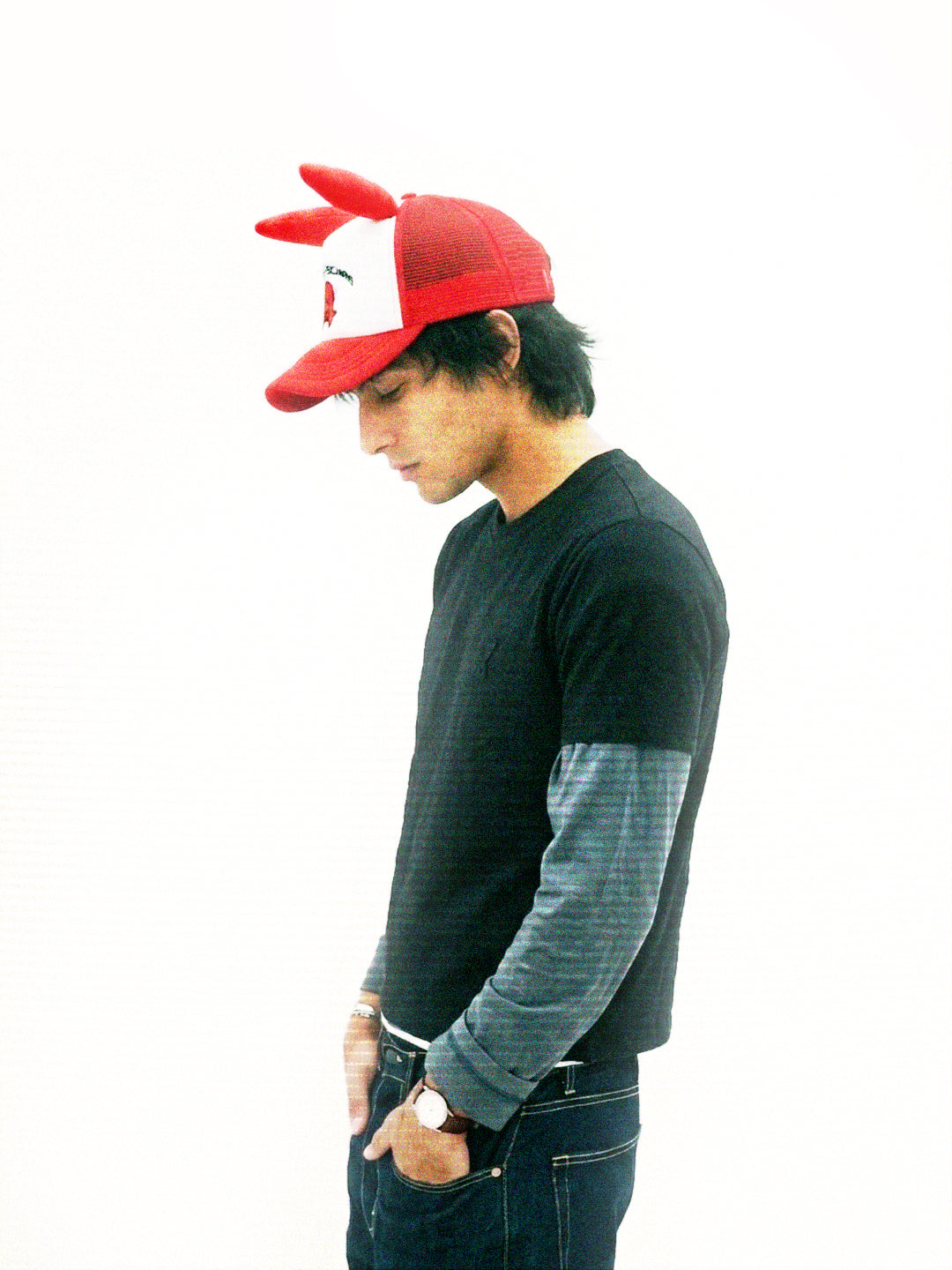 Red Bunny Trucker Red