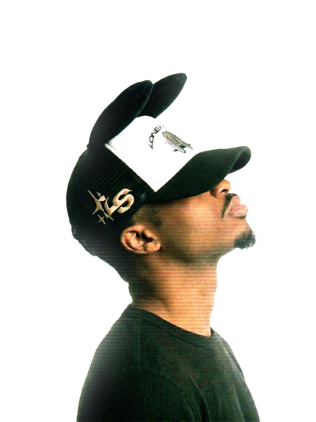 Black Bunny Trucker Hat