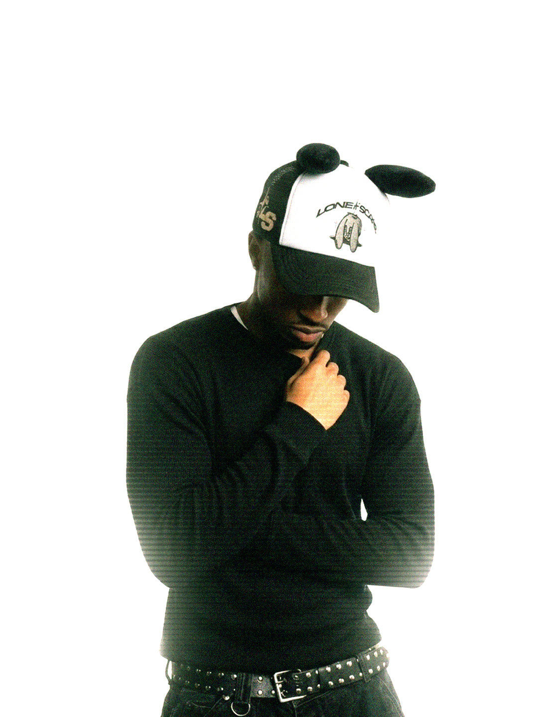Black Bunny Trucker Hat