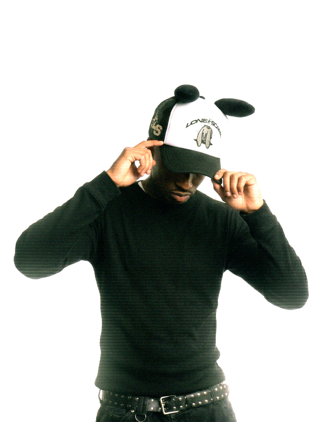 Black Bunny Trucker Hat