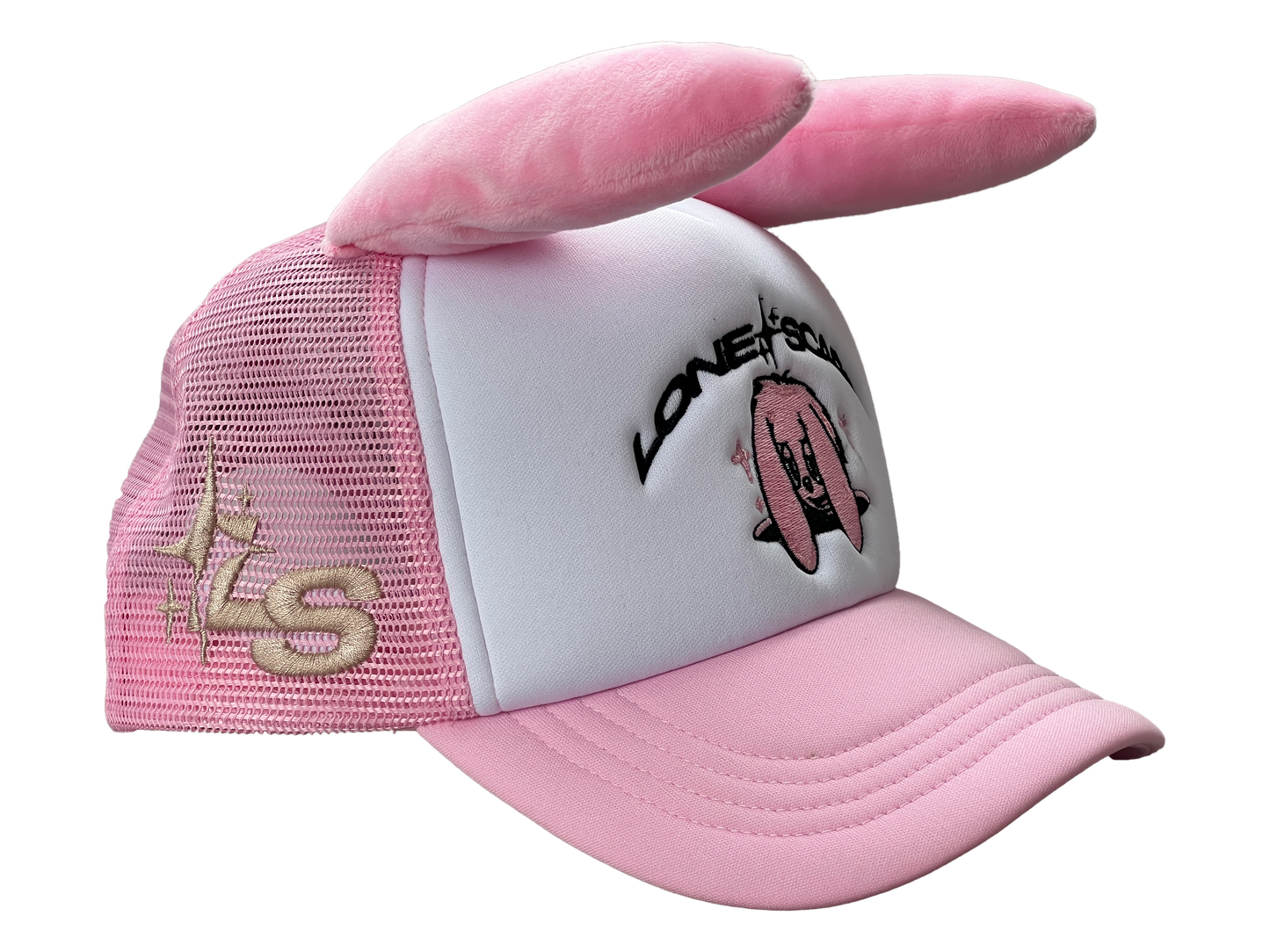 Pink Bunny Trucker Hat