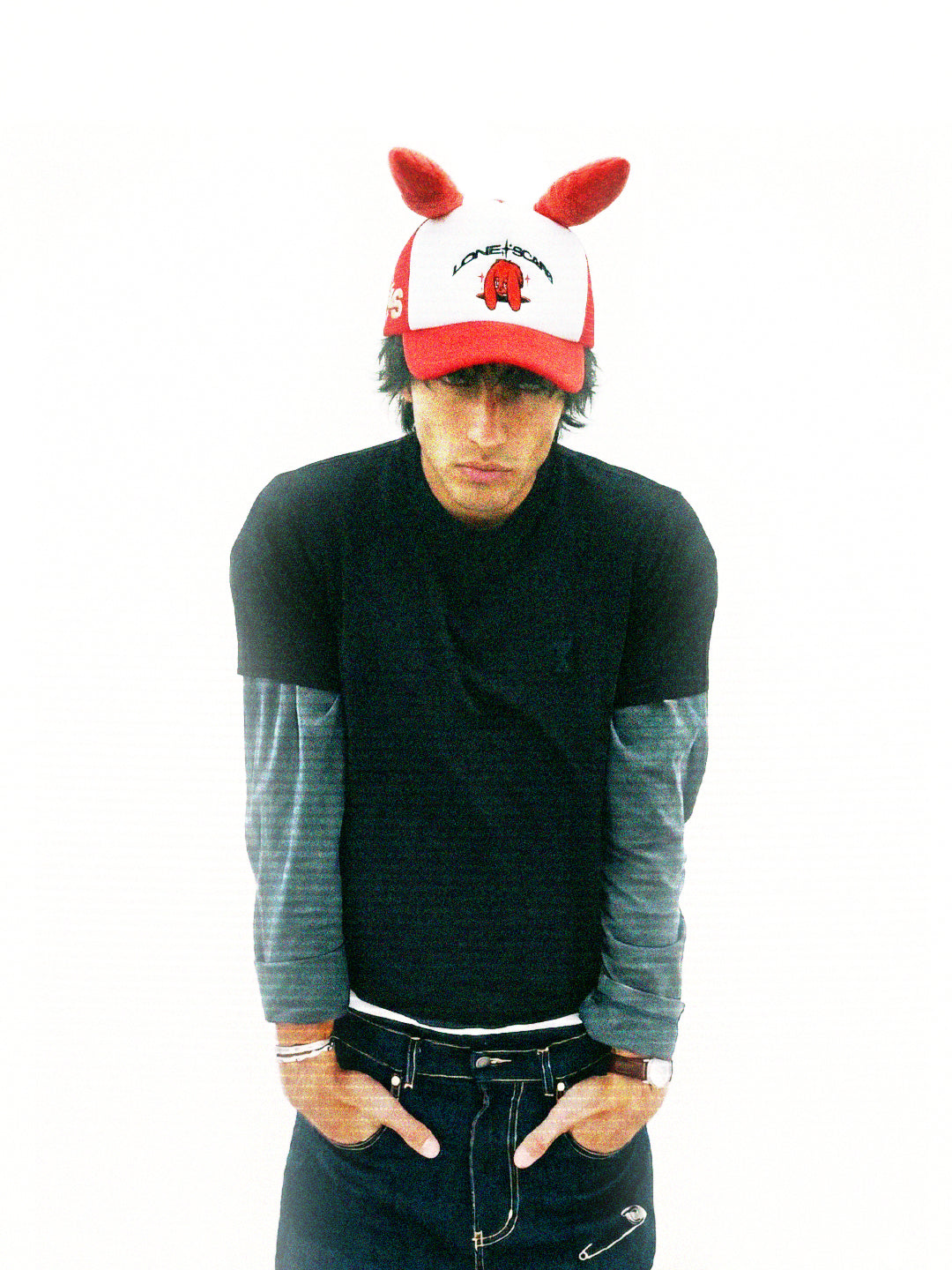 Red Bunny Trucker Red